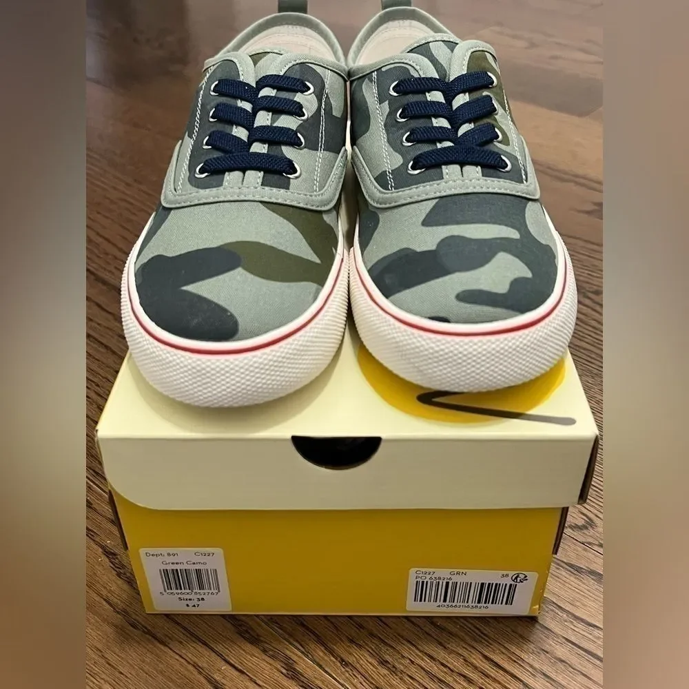 Mini Boden Printed Low Top Sneakers (Size 38)